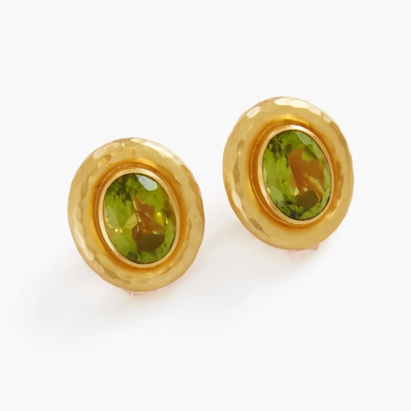 Tuckernuck Valere Green Tourmaline Quartz Paros Earrings - Picture 2 of 4